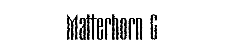 Matterhorn C cкачати шрифт безкоштовно